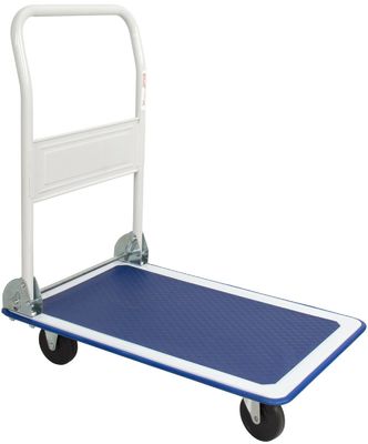 Carretilla del camión de mano de la plataforma del carro de la plataforma del plegamiento del transporte 300kg resistente