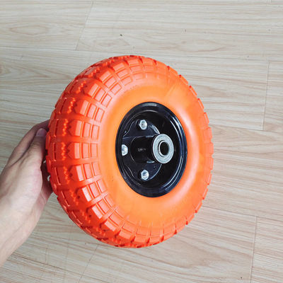 10 neumático de goma de la rueda 3.50-4 de la carretilla para uso general de la pulgada con la rueda neumática de la carga 120LB
