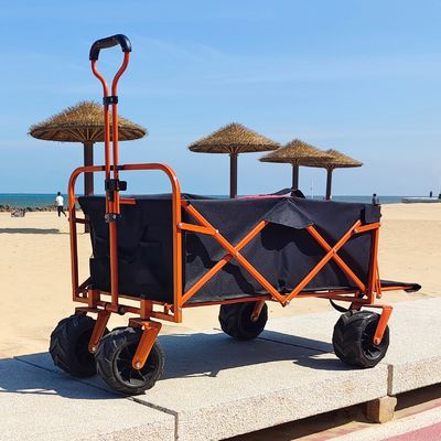 Fines generales de apertura posteriores del diseño de la rueda de la playa del plegamiento del carro ancho del carro