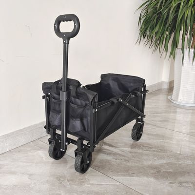 Mini exterior de acero para niños carro de acampar carro de PVC ruedas de almacenamiento carro plegable