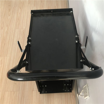 Carro negro de Cart Rolling Welding del soldador del Mig de las gradas del hierro 3 con almacenamiento del tanque de los cajones