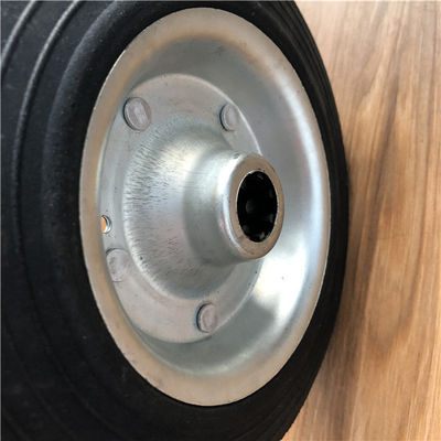 ruedas de goma sólidas 8x2 para los neumáticos de goma sólidos del eje de acero de las carretillas para el carro
