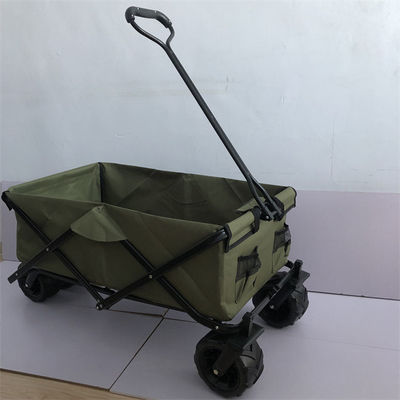 Jardín que dobla el carro plegable al aire libre del carro multiusos con las ruedas grandes
