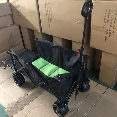 La PU al aire libre de 7 pulgadas del carro plegable multiusos del carro pliega la abertura posterior del carro