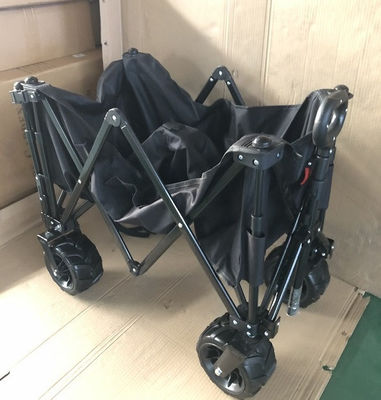 La PU al aire libre de 7 pulgadas del carro plegable multiusos del carro pliega la abertura posterior del carro