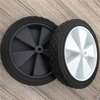 PVC ruedas sólidas plegables de goma duras de la carretilla del carro de las ruedas los 20cm de 8 pulgadas