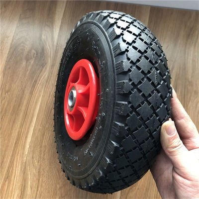 3.00-4 el camión del saco de 10 pulgadas rueda al OEM neumático de las ruedas de la carretilla de la mano 240m m