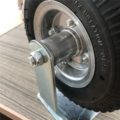 250-4 ruedas de goma del echador resistentes para el carro de la mano
