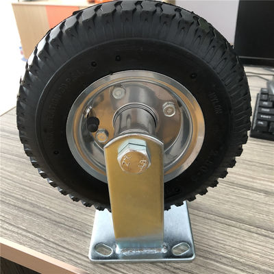 250-4 ruedas de goma del echador resistentes para el carro de la mano