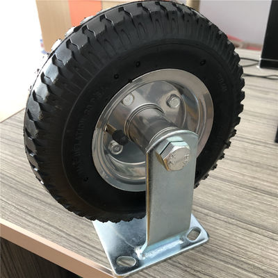 250-4 ruedas de goma del echador resistentes para el carro de la mano