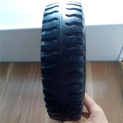 350-6 ruedas neumáticas de acero rojas del camión del saco de Rim Pneumatic Trolley Wheels Rubber