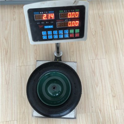 350-8 la carretilla neumática de acero verde de Rim Cart Pneumatic Wheels Rubber pone un neumático la carretilla
