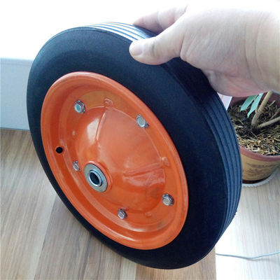 los 31cm 13 avanzan lentamente los neumáticos de goma sólidos Rim Solid Rubber Wheelbarrow Tire colorido para el camión de mano