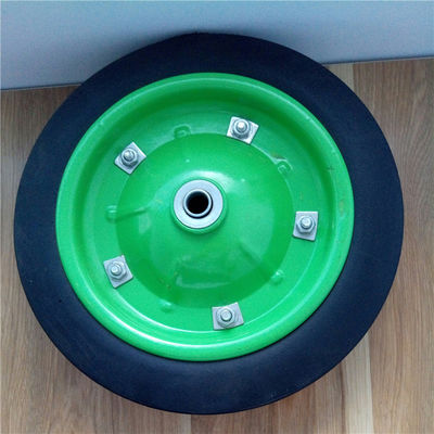 los 31cm 13 avanzan lentamente los neumáticos de goma sólidos Rim Solid Rubber Wheelbarrow Tire colorido para el camión de mano