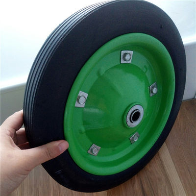 los 31cm 13 avanzan lentamente los neumáticos de goma sólidos Rim Solid Rubber Wheelbarrow Tire colorido para el camión de mano