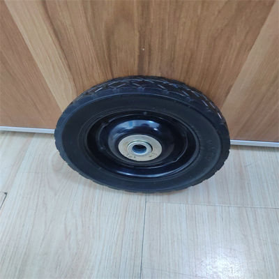 Ruedas rueda de goma de goma dura del cortacésped del gas de la carretilla de 6 de la pulgada durable