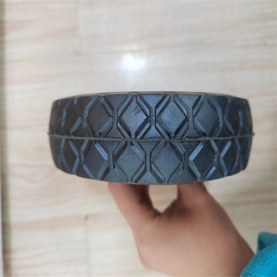 6*1,5' Rueda de caucho sólido Rueda pequeña de precio barato para el carrito de la bandeja de alimentos