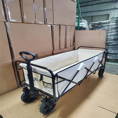Carro que acampa plegable del carro de la familia de la comida campestre plegable portátil del carro con cuatro ruedas