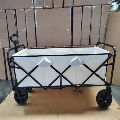 Carro que acampa plegable del carro de la familia de la comida campestre plegable portátil del carro con cuatro ruedas