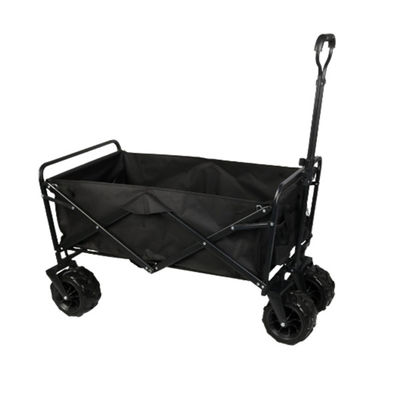 4 ruedas que doblan acampar al aire libre plegable para uso general de la carretilla del carro plegable