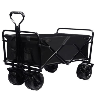 4 ruedas que doblan acampar al aire libre plegable para uso general de la carretilla del carro plegable