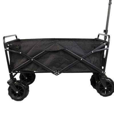 4 ruedas que doblan acampar al aire libre plegable para uso general de la carretilla del carro plegable