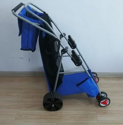 plegamiento de la tela de 600D Oxford que pesca la carretilla pesquera plegable del carro con la rueda grande