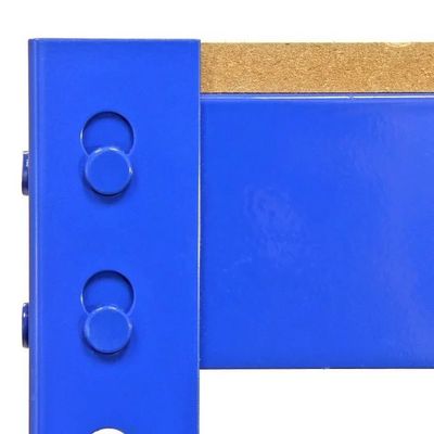 Azul casero de la unidad de almacenamiento del estante del metal de la grada de Boltless 5