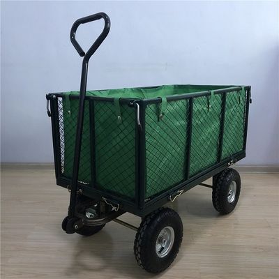 Volquete para uso general del jardín de XXL de Mesh Cart Wheelbarrow Mesh Garden del carro resistente de la carretilla