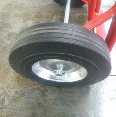 carretilla industrial de la mano del camión resistente del saco de la carretilla de la mano del plegamiento 150kg con las ruedas sólidas