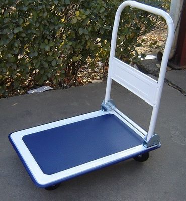 Carro plegable resistente 150kg de la plataforma que rueda el carro plano del camión de mano del carro
