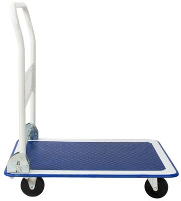 Carretilla del camión de mano de la plataforma del carro de la plataforma del plegamiento del transporte 300kg resistente