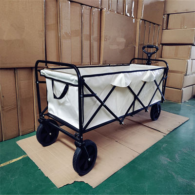 Carretilla que acampa al aire libre plegable para uso general con el cuerpo extendido ruedas giratorias de 360 grados