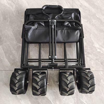 Estructura corporal de acero al aire libre del carro que acampa de las ruedas anchas plegables del carro cuatro
