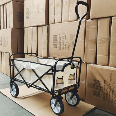 El Pvc rueda la carretilla plegable del equipaje del carro del carro que acampa con la solos manija y paño