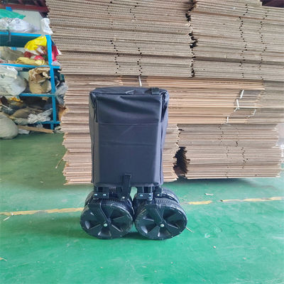 Las ruedas del eslabón giratorio 360° cultivan un huerto color modificado para requisitos particulares plegable del carro de la carretilla del carro