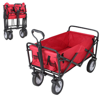 Coche retractable del plegamiento de la parada de la manija para acampar al aire libre