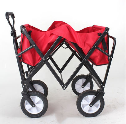 Coche retractable del plegamiento de la parada de la manija para acampar al aire libre