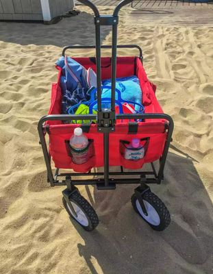 Coche retractable del plegamiento de la parada de la manija para acampar al aire libre