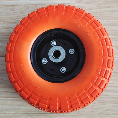 10 neumático de goma de la rueda 3.50-4 de la carretilla para uso general de la pulgada con la rueda neumática de la carga 120LB