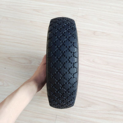 3.50-6 la carretilla de acero roja de Rim Sack Barrow Rubber Pneumatic del neumático rueda 10 pulgadas