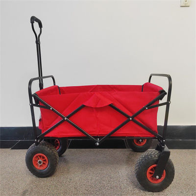 Carro al aire libre para uso general plegable plegable resistente de los utensilios de jardinería del carro que acampa