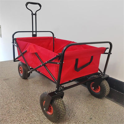 Carro al aire libre para uso general plegable plegable resistente de los utensilios de jardinería del carro que acampa