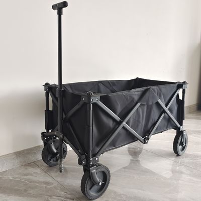 El carro plegable plegable de cuatro terminales T-formó el cuerpo ajustable y el paño del OEM de la manija