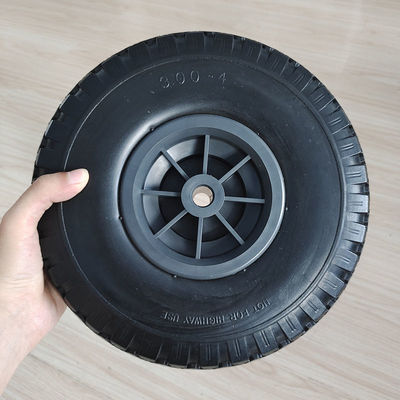 10 rueda neumática del neumático de goma de la pulgada 3.00-4 para el carro de la carretilla del camión de mano