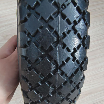 10 rueda neumática del neumático de goma de la pulgada 3.00-4 para el carro de la carretilla del camión de mano