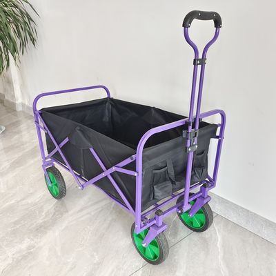 Rueda de encargo práctica plegable del carro de la manija retractable del cochecito del carro que acampa