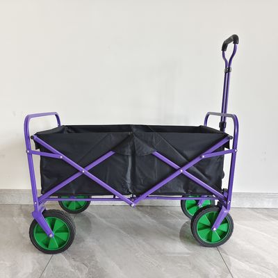 Rueda de encargo práctica plegable del carro de la manija retractable del cochecito del carro que acampa