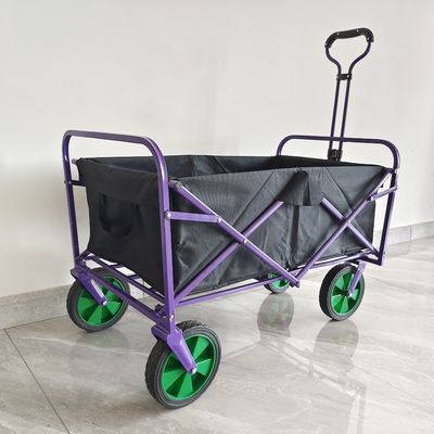 Rueda de encargo práctica plegable del carro de la manija retractable del cochecito del carro que acampa