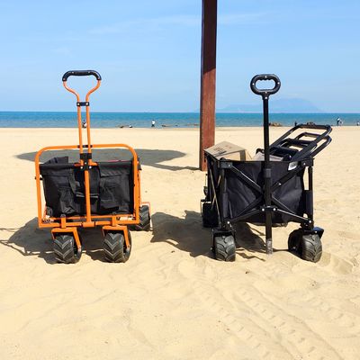 Fines generales de apertura posteriores del diseño de la rueda de la playa del plegamiento del carro ancho del carro